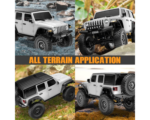 Радиоуправляемый краулер Volantex RC 787-1 белый 4WD 2.4G 1/24 RTR