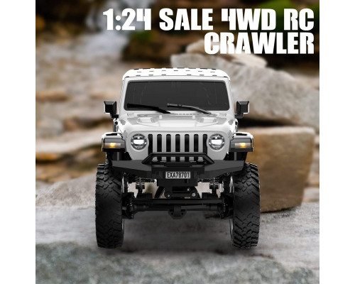 Радиоуправляемый краулер Volantex RC 787-1 белый 4WD 2.4G 1/24 RTR