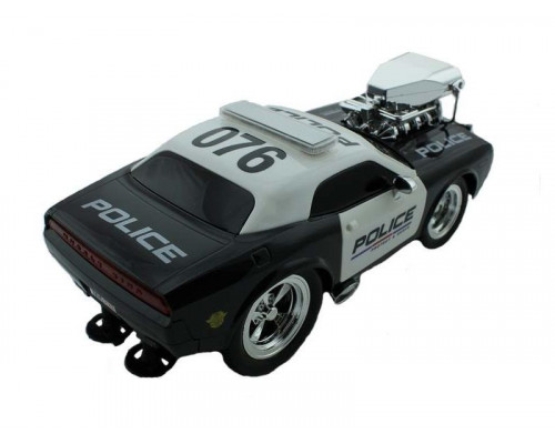 Р/У полицейская машина из серии Muscle Сar с гоночным Мотор. 1/16+свет+звук