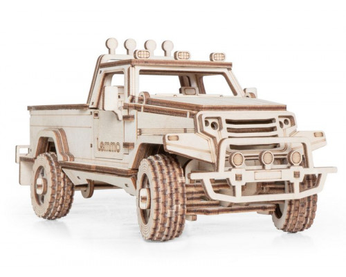 Деревянный конструктор Lemmo Внедорожник «КОНДОР», 163 детали