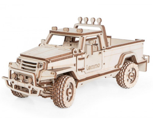 Деревянный конструктор Lemmo Внедорожник «КОНДОР», 163 детали