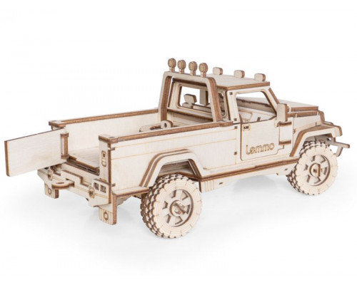 Деревянный конструктор Lemmo Внедорожник «КОНДОР», 163 детали