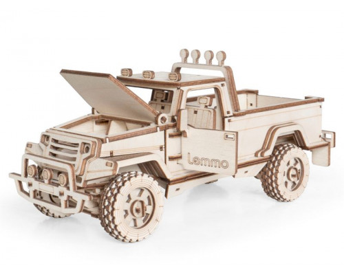 Деревянный конструктор Lemmo Внедорожник «КОНДОР», 163 детали