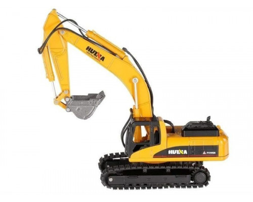 Металлический экскаватор с ковшом HUI NA TOYS 1/40