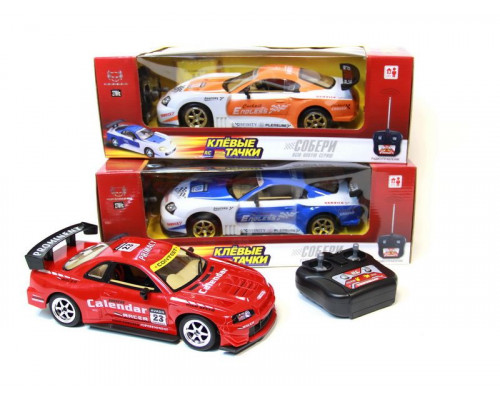 Р/У клевые тачки Nissan Skyline GTR34 1:14 + акб