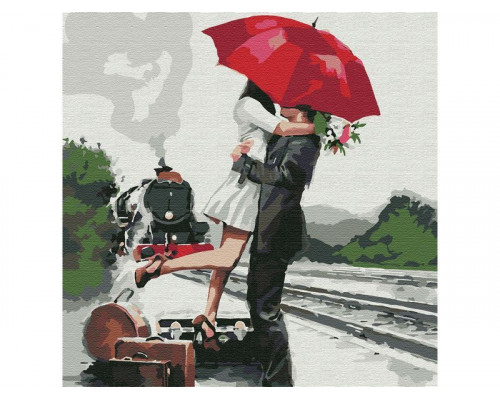 Картина по номерам 30Х30 ПРОЩАНИЕ (20 цветов)