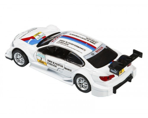 Машина АВТОПАНОРАМА BMW M3 DTM, 1/42, белый, инерция, откр. двери, в/к 17,5*12,5*6,5 см