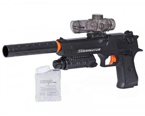 Пистолет с гелевыми пулями Le Neng Toys D1A-1, аккумулятор, чемодан