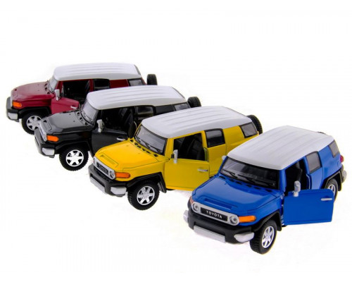 Машина Kinsmart TOYOTA FJ CRUISER инерция (1/12шт.) 1:36 б/к