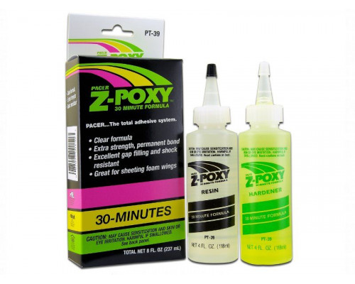 Эпоксидная смола ZAP Z-Poxy 30мин., двухкомпонентная, 237мл (set)