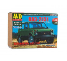 Сборная модель AVD ВАЗ-2131, 1/43