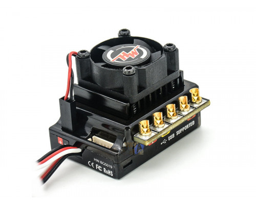 Бесколлекторный регулятор Hobbywing XERUN-120A-SD V2.1 Black (120A-760A, 1/10, 1/12)