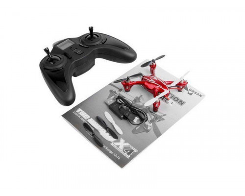 Р/У квадрокоптер Hubsan X4 HD камера 2.4G (красно-серебристый)