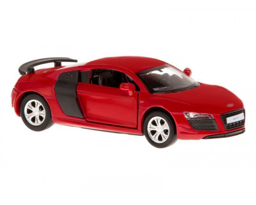 Машина АВТОПАНОРАМА Audi R8 GT, красный, 1/43, инерция, откр. двери, в/к 17,5*12,5*6,5 см