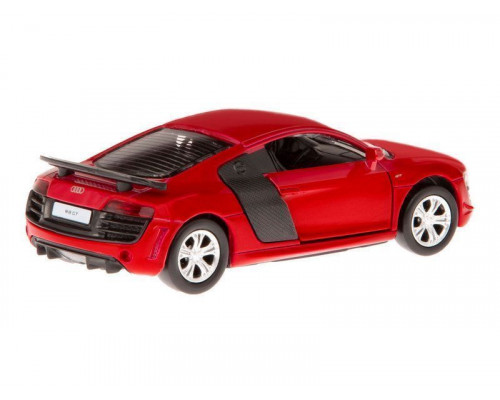 Машина АВТОПАНОРАМА Audi R8 GT, красный, 1/43, инерция, откр. двери, в/к 17,5*12,5*6,5 см