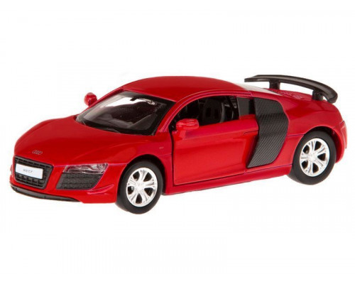 Машина АВТОПАНОРАМА Audi R8 GT, красный, 1/43, инерция, откр. двери, в/к 17,5*12,5*6,5 см
