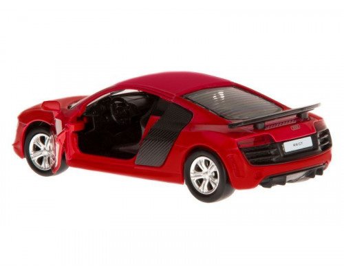 Машина АВТОПАНОРАМА Audi R8 GT, красный, 1/43, инерция, откр. двери, в/к 17,5*12,5*6,5 см
