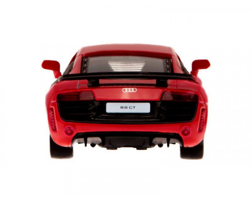Машина АВТОПАНОРАМА Audi R8 GT, красный, 1/43, инерция, откр. двери, в/к 17,5*12,5*6,5 см
