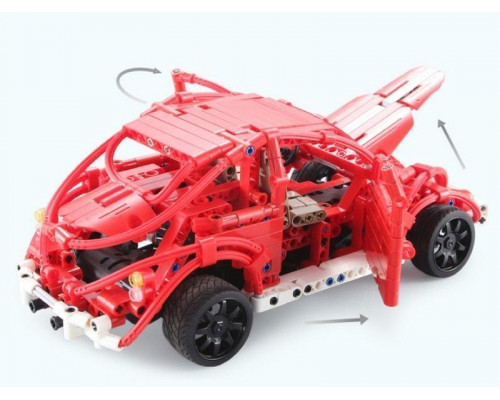 Радиоуправляемый конструктор CADA deTech ретро-автомобиль жук (472 детали)