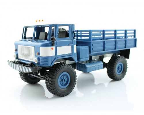 Р/У машина WPL ГАЗ-66 грузовая (синяя) 1/16+акб 2.4G RTR