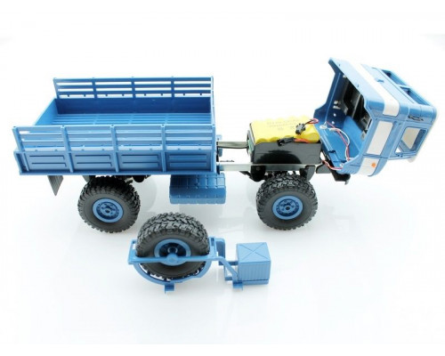 Р/У машина WPL ГАЗ-66 грузовая (синяя) 1/16+акб 2.4G RTR