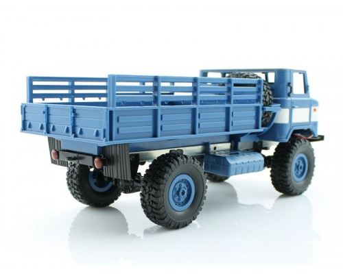 Р/У машина WPL ГАЗ-66 грузовая (синяя) 1/16+акб 2.4G RTR
